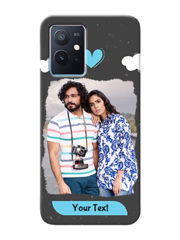 Custom iQOO Z6 5G Mobile Back Covers: splashes with love doodles Design
