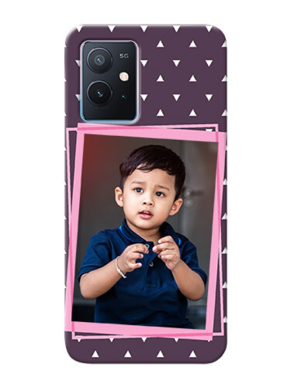 Custom iQOO Z6 5G Phone Cases: Triangle Pattern Dotted Design