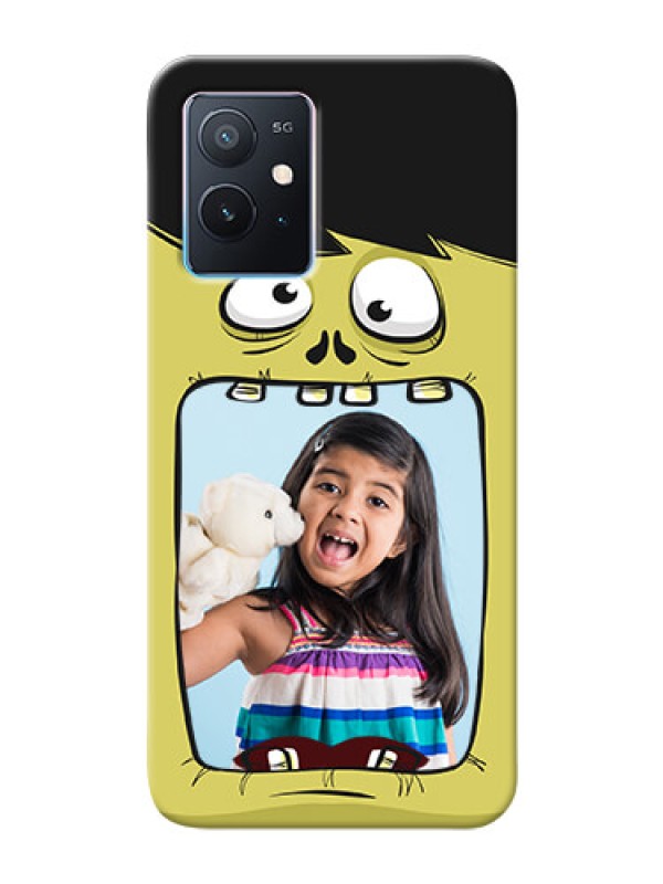 Custom iQOO Z6 5G Mobile Covers: Cartoon monster back case Design
