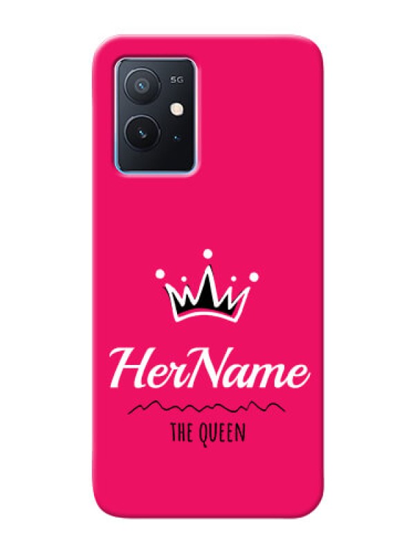 Custom iQOO Z6 5G Queen Phone Case with Name