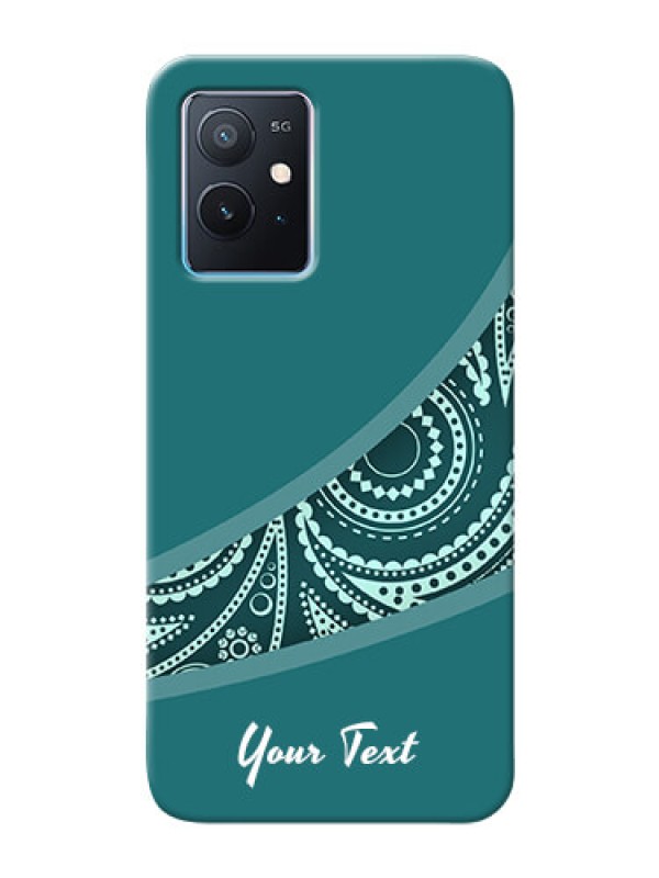 Custom iQOO Z6 5G Custom Phone Covers: semi visible floral Design