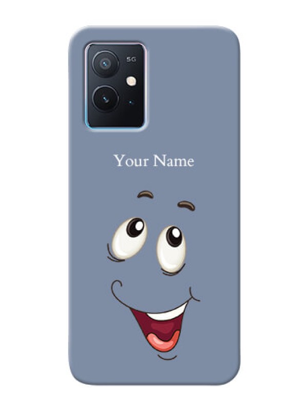 Custom iQOO Z6 5G Phone Back Covers: Laughing Cartoon Face Design