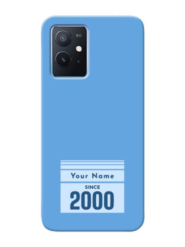 Custom iQOO Z6 5G Mobile Back Covers: Custom Year of birth Design