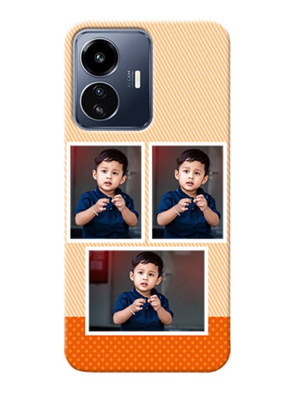 Custom iQOO Z6 Lite 5G Mobile Back Covers: Bulk Photos Upload Design