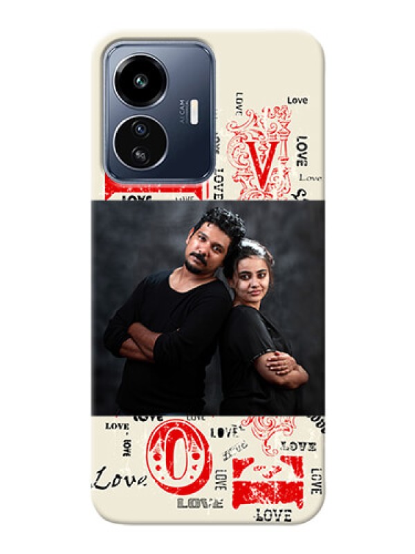 Custom iQOO Z6 Lite 5G mobile cases online: Trendy Love Design Case