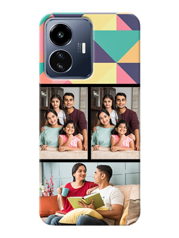 Custom iQOO Z6 Lite 5G personalised phone covers: Bulk Pic Upload Design