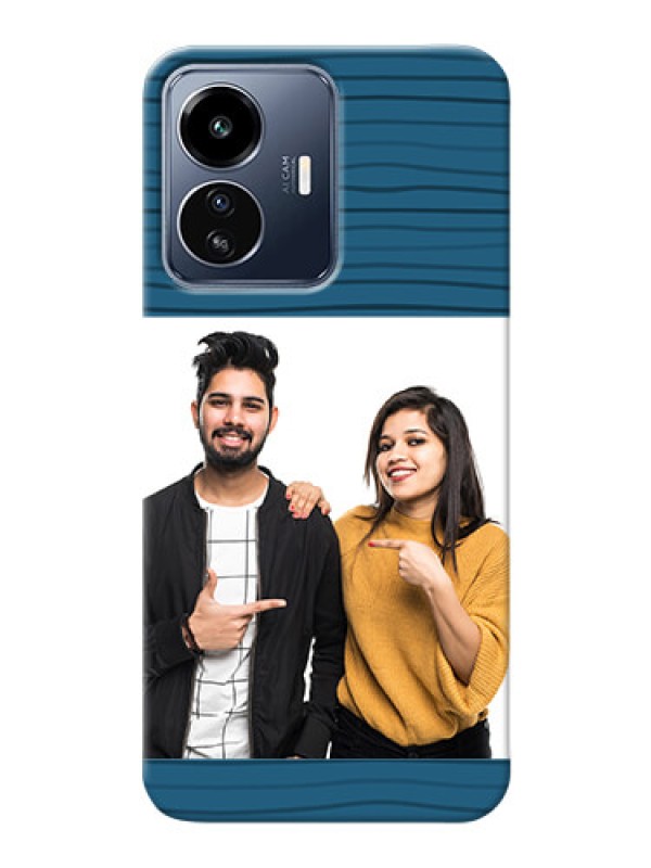 Custom iQOO Z6 Lite 5G Custom Phone Cases: Blue Pattern Cover Design