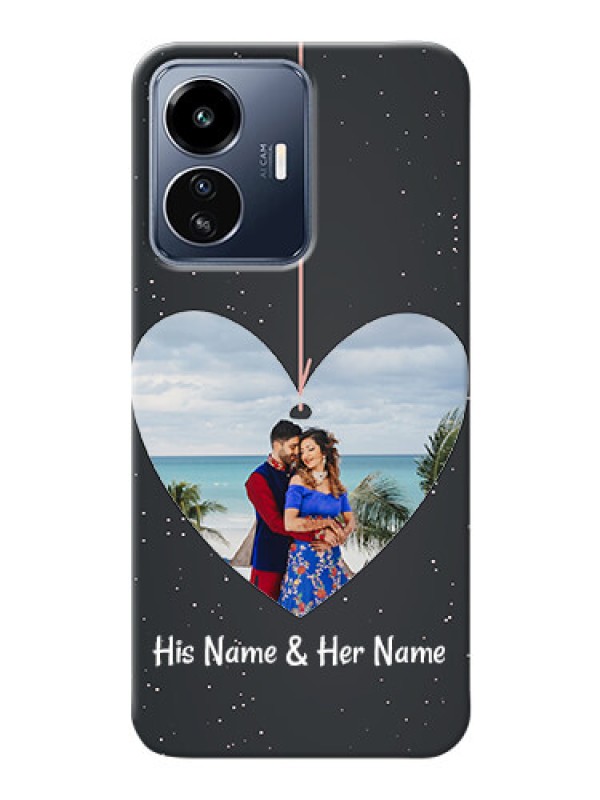Custom iQOO Z6 Lite 5G custom phone cases: Hanging Heart Design