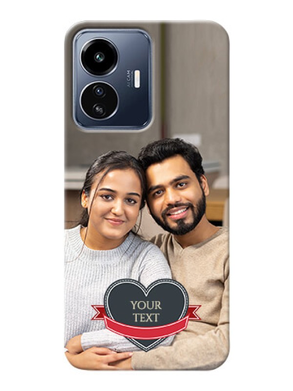 Custom iQOO Z6 Lite 5G mobile back covers online: Just Married Couple Design