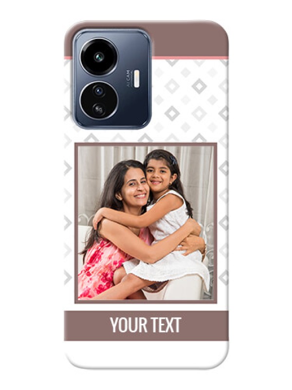 Custom iQOO Z6 Lite 5G custom back covers: Simple Diamond Design