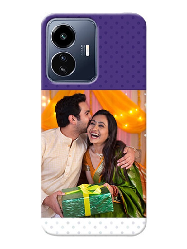 Custom iQOO Z6 Lite 5G mobile phone cases: Violet Pattern Design