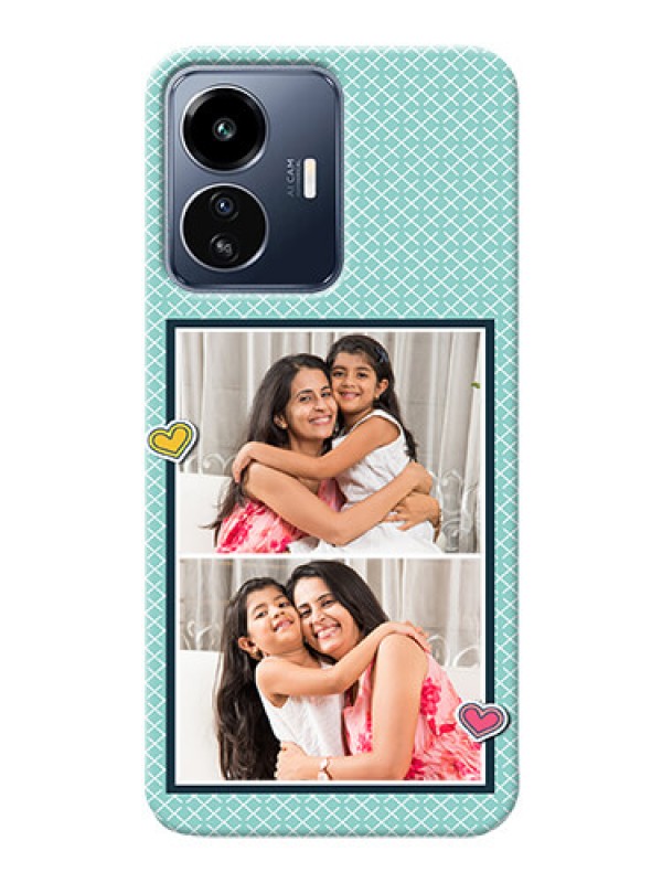 Custom iQOO Z6 Lite 5G Custom Phone Cases: 2 Image Holder with Pattern Design
