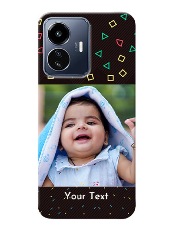 Custom iQOO Z6 Lite 5G custom mobile cases with confetti birthday design