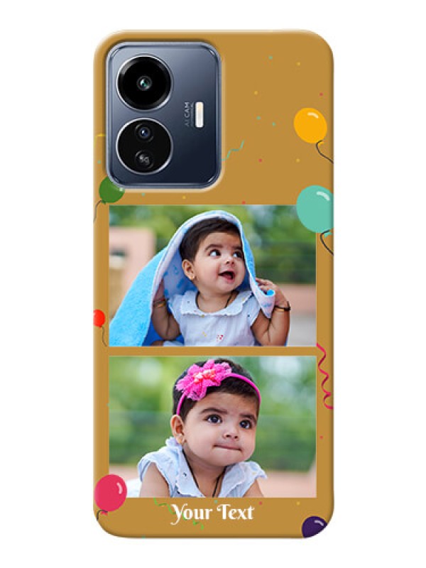 Custom iQOO Z6 Lite 5G Phone Covers: Image Holder with Birthday Celebrations Design