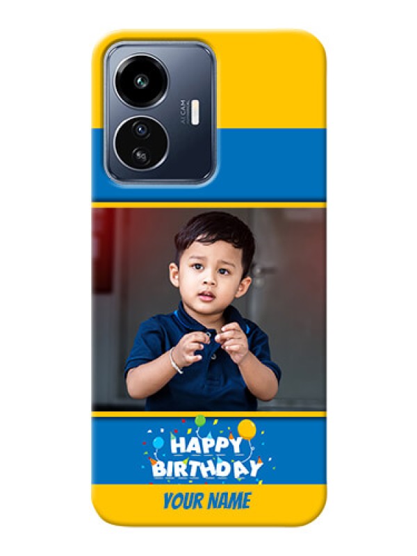 Custom iQOO Z6 Lite 5G Mobile Back Covers Online: Birthday Wishes Design