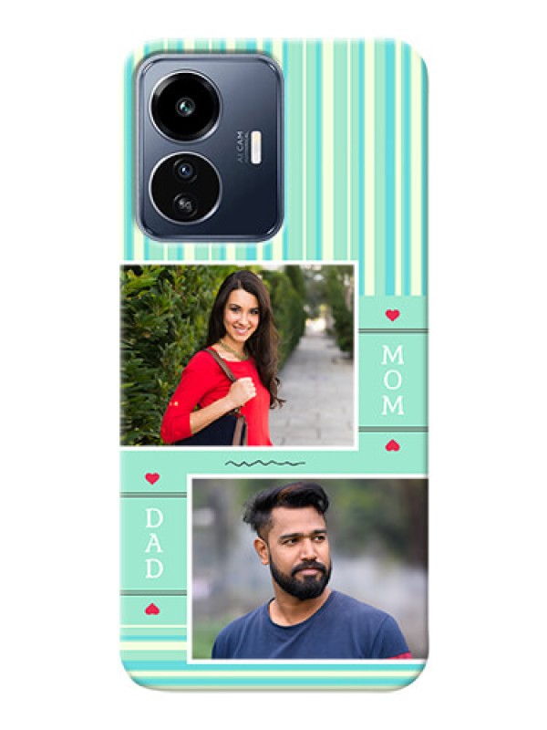 Custom iQOO Z6 Lite 5G custom mobile phone covers: Mom & Dad Pic Design