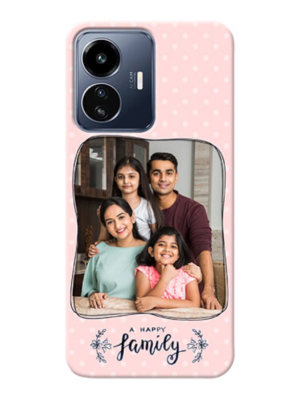 Custom iQOO Z6 Lite 5G Personalized Phone Cases: Family with Dots Design