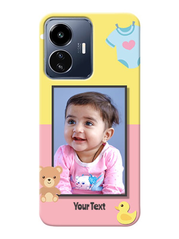 Custom iQOO Z6 Lite 5G Back Covers: Kids 2 Color Design