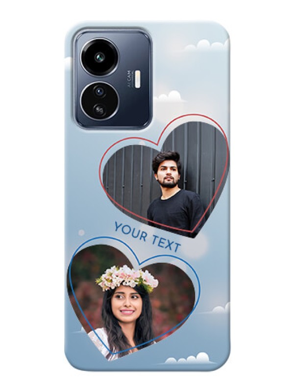 Custom iQOO Z6 Lite 5G Phone Cases: Blue Color Couple Design 