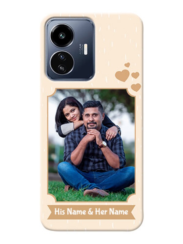 Custom iQOO Z6 Lite 5G mobile phone cases with confetti love design 