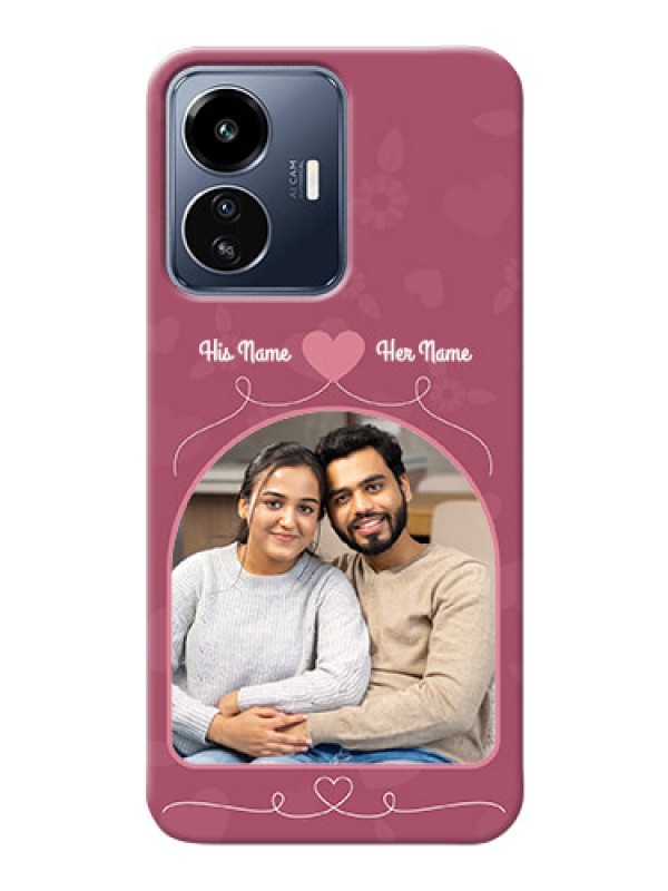 Custom iQOO Z6 Lite 5G mobile phone covers: Love Floral Design