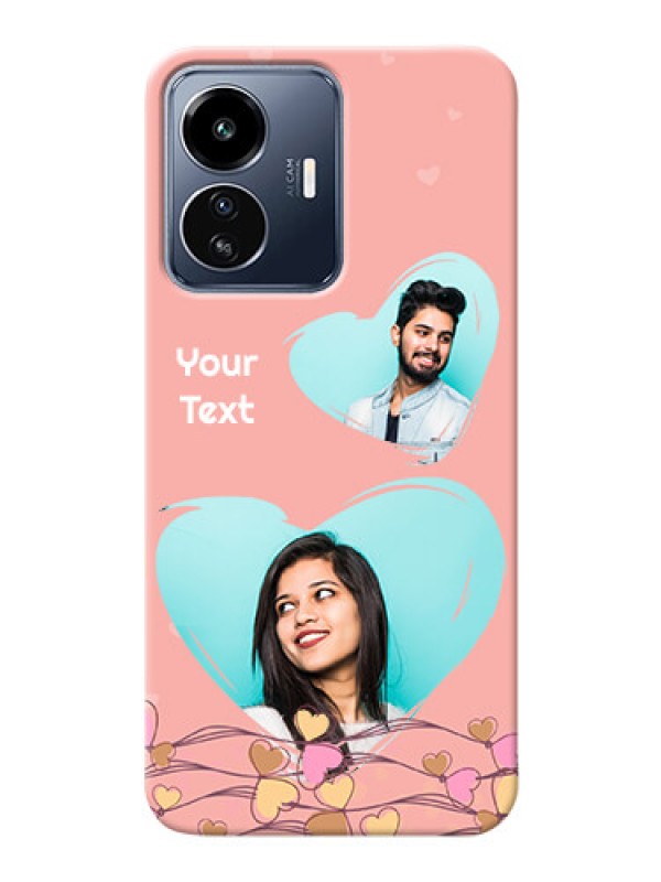 Custom iQOO Z6 Lite 5G customized phone cases: Love Doodle Design