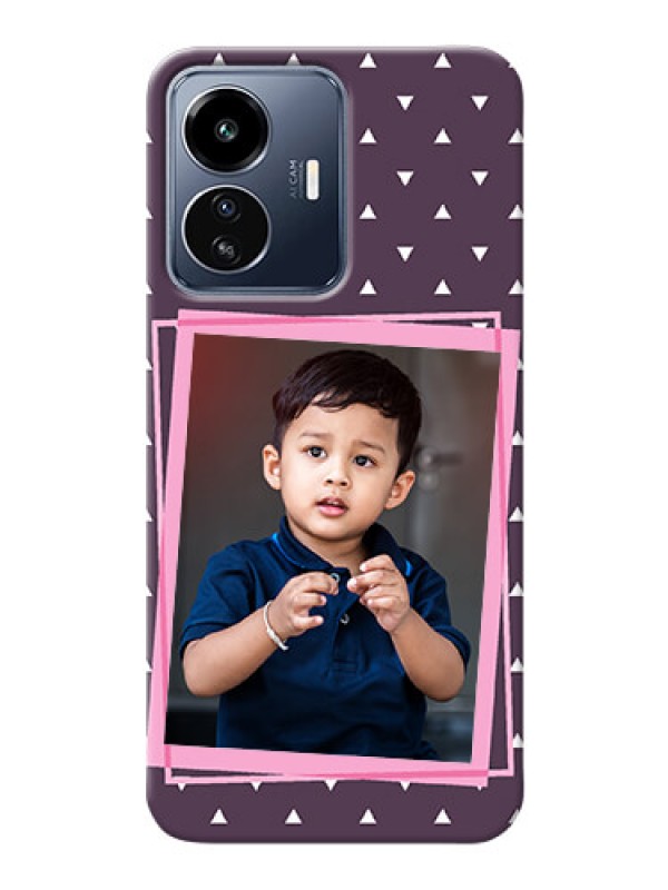 Custom iQOO Z6 Lite 5G Phone Cases: Triangle Pattern Dotted Design