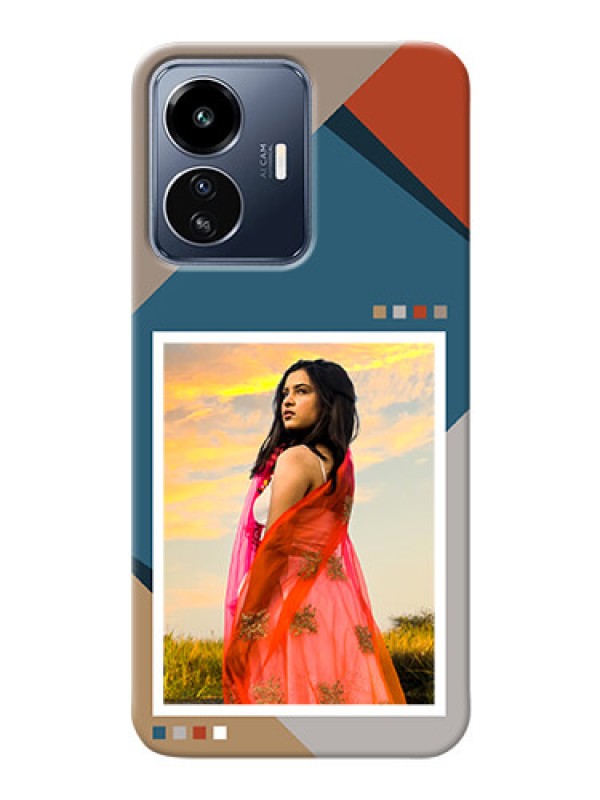 Custom iQOO Z6 Lite 5G Mobile Back Covers: Retro color pallet Design