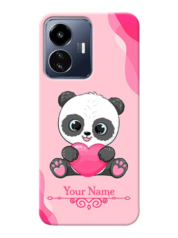 Custom iQOO Z6 Lite 5G Mobile Back Covers: Cute Panda Design
