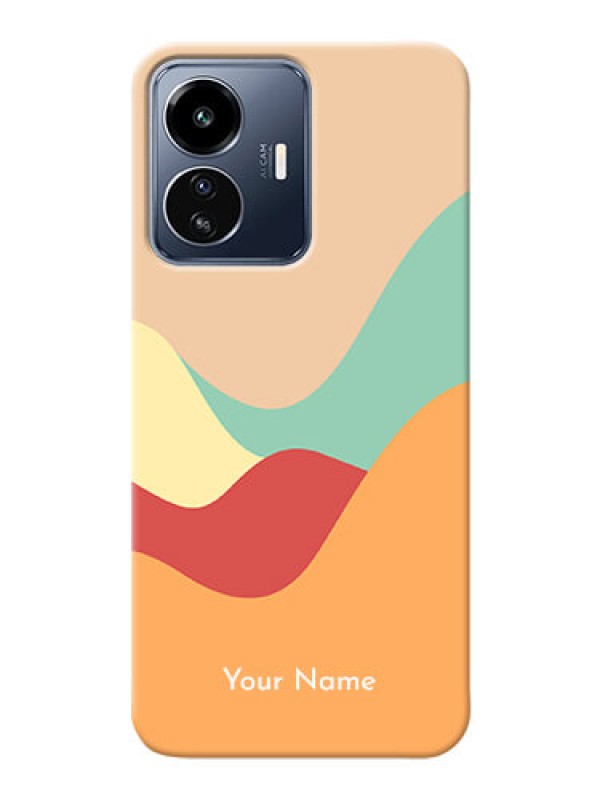 Custom iQOO Z6 Lite 5G Custom Mobile Case with Ocean Waves Multi-colour Design