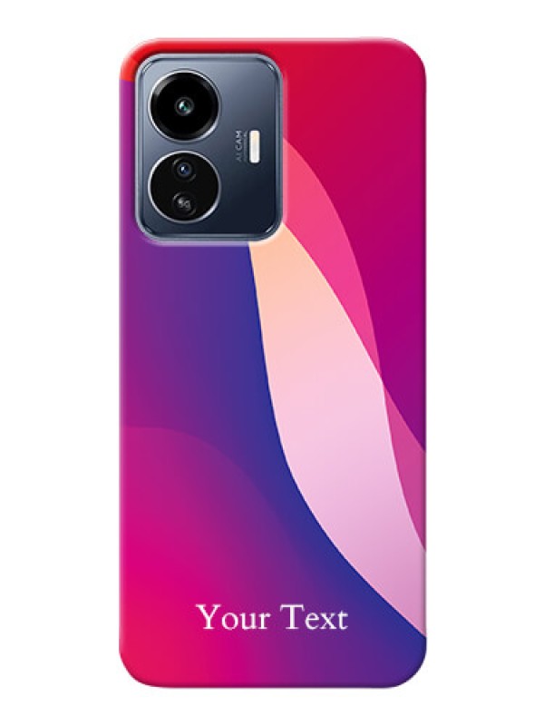 Custom iQOO Z6 Lite 5G Mobile Back Covers: Digital abstract Overlap Design