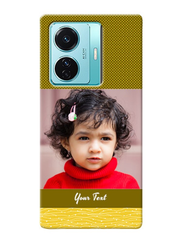 Custom iQOO Z6 Pro 5G custom mobile back covers: Simple Green Color Design