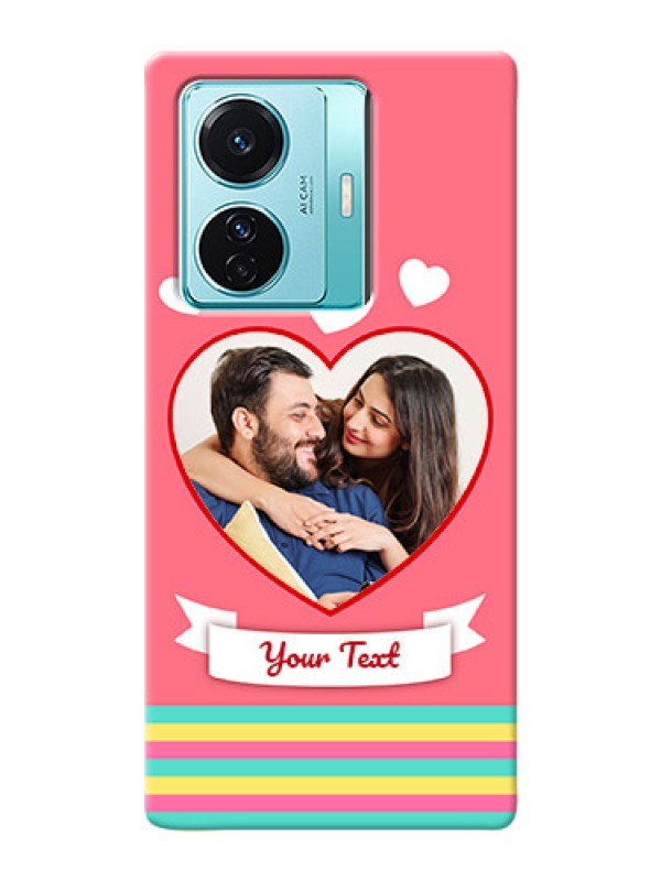 Custom iQOO Z6 Pro 5G Personalised mobile covers: Love Doodle Design