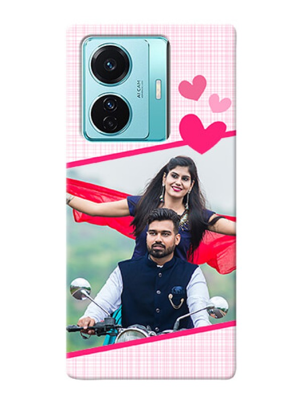 Custom iQOO Z6 Pro 5G Personalised Phone Cases: Love Shape Heart Design