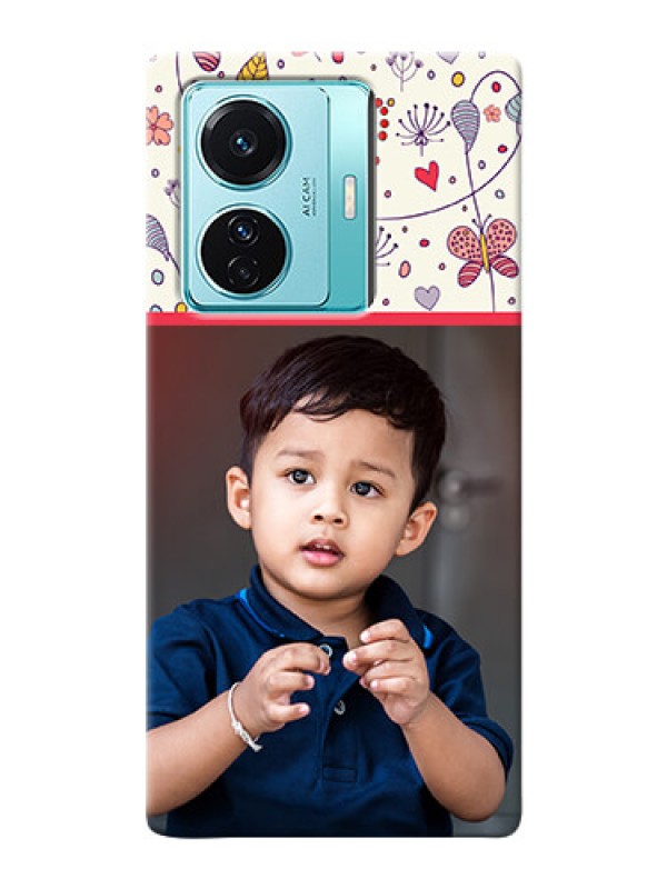 Custom iQOO Z6 Pro 5G phone back covers: Premium Floral Design