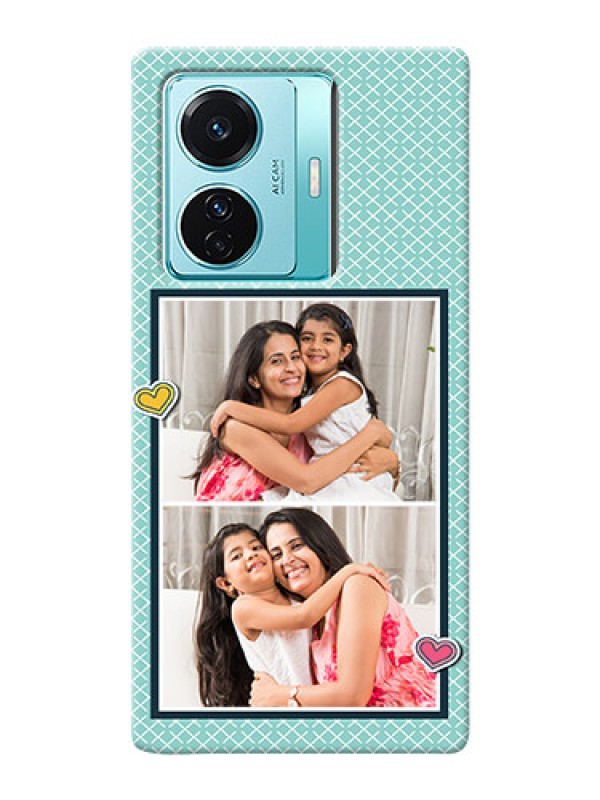 Custom iQOO Z6 Pro 5G Custom Phone Cases: 2 Image Holder with Pattern Design