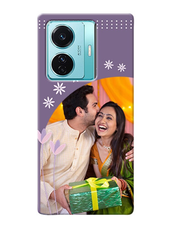 Custom iQOO Z6 Pro 5G Phone covers for girls: lavender flowers design 