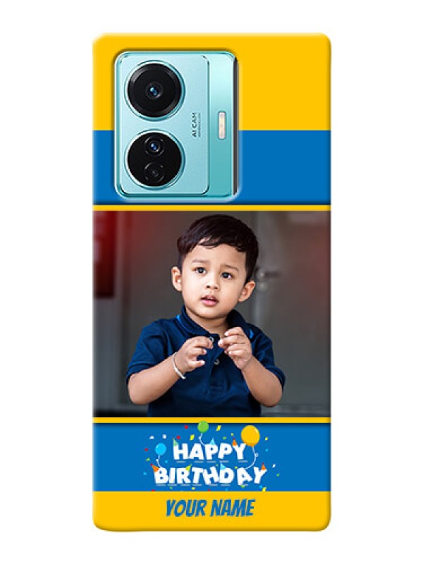 Custom iQOO Z6 Pro 5G Mobile Back Covers Online: Birthday Wishes Design