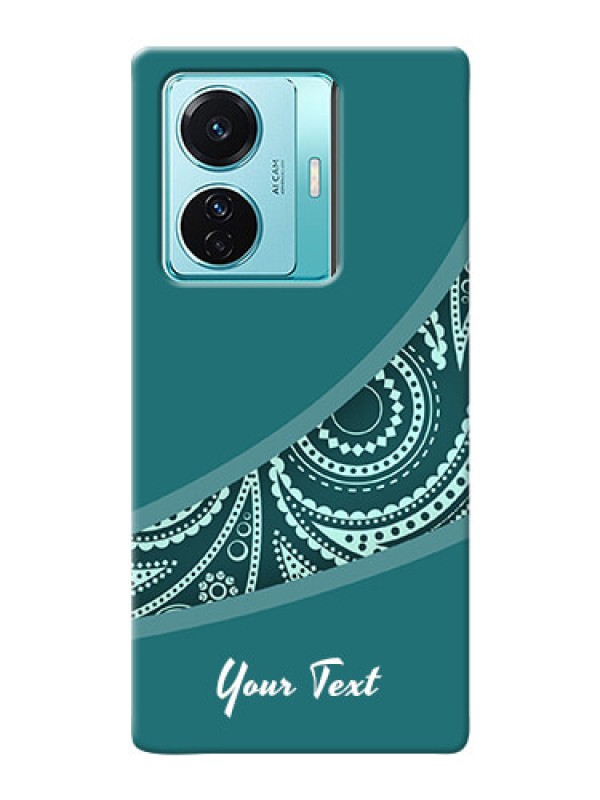 Custom iQOO Z6 Pro 5G Custom Phone Covers: semi visible floral Design