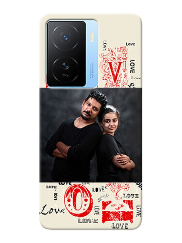 Custom iQOO Z7 5G mobile cases online: Trendy Love Design Case