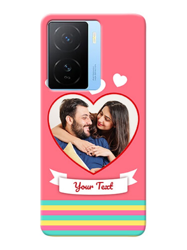 Custom iQOO Z7 5G Personalised mobile covers: Love Doodle Design