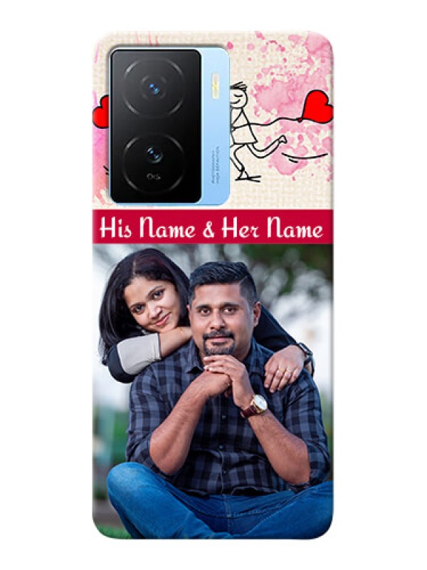 Custom iQOO Z7 5G phone back covers: You and Me Case Design