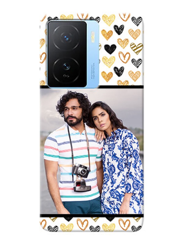 Custom iQOO Z7 5G Personalized Mobile Cases: Love Symbol Design