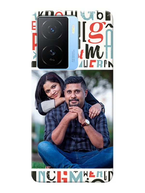 Custom iQOO Z7 5G custom mobile phone covers: Alphabet Design
