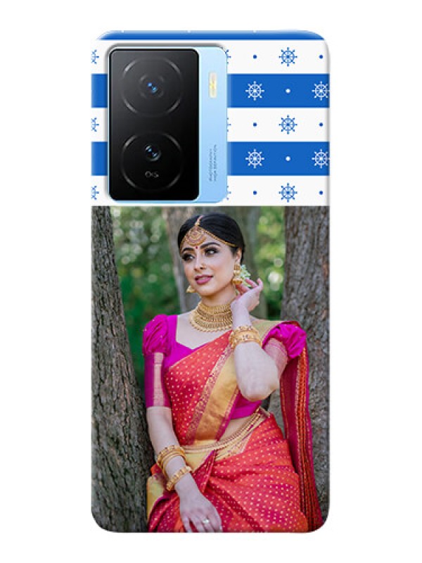 Custom iQOO Z7 5G custom mobile covers: Snow Pattern Design