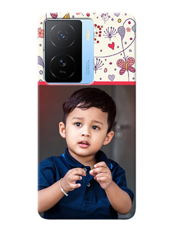 Custom iQOO Z7 5G phone back covers: Premium Floral Design