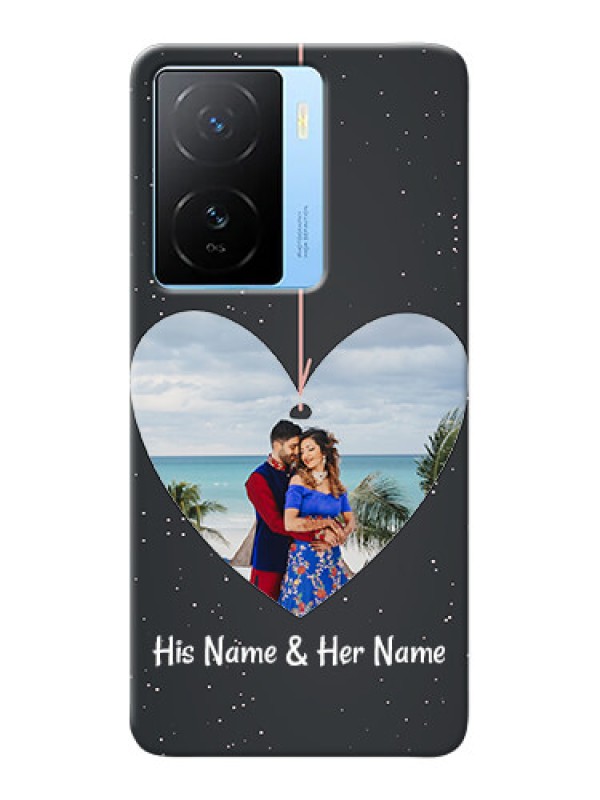 Custom iQOO Z7 5G custom phone cases: Hanging Heart Design