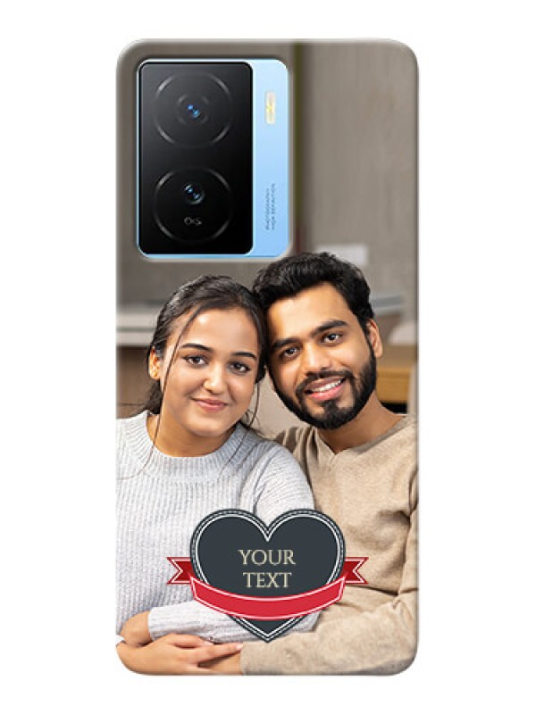 Custom iQOO Z7 5G mobile back covers online: Just Married Couple Design