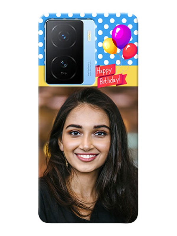 Custom iQOO Z7 5G custom mobile back covers: Happy Birthday Design