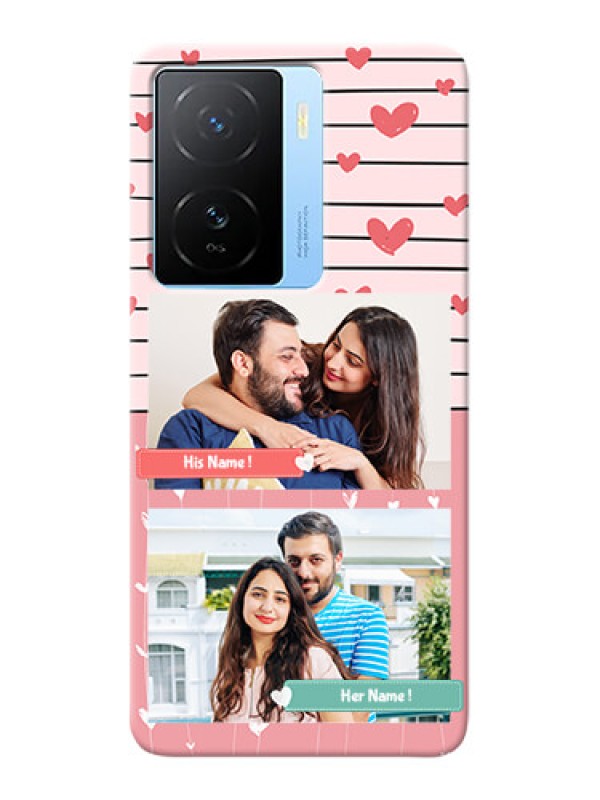 Custom iQOO Z7 5G custom mobile covers: Photo with Heart Design